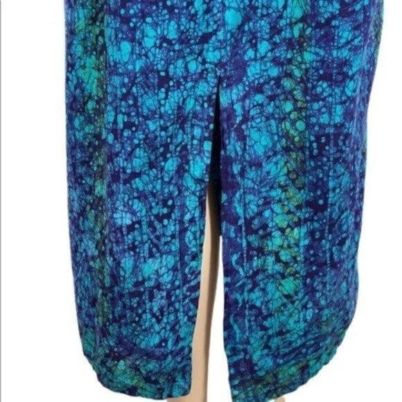 NNAMDI Ibenagu Spirit of Courage old style African tie dye sleeveless dress med - Picture 11 of 13